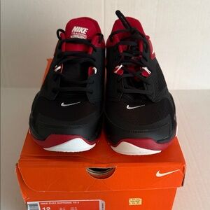 Men’s Nike Flex Supreme TR 3 Black and Red Sneakers Sz 12 Brand New w/ box
